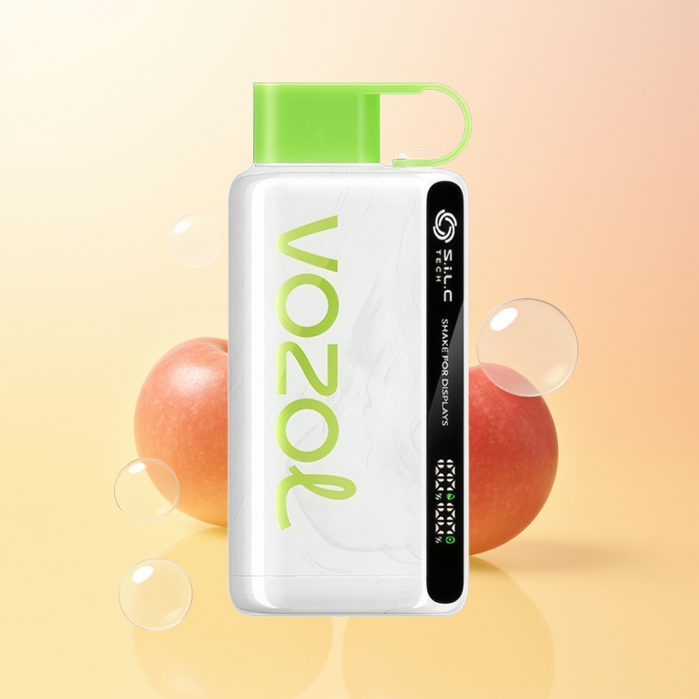VOZOL STAR 9000/12000 Suomi Tukku Kirsikka Lime Tärinä Näyttö SiLC TECH Suuosa Suojaus 30 Nopeampi Lataus Kierrätetty Muovi 650mAh Akku 0/20/50mg/ml Nikotiini
