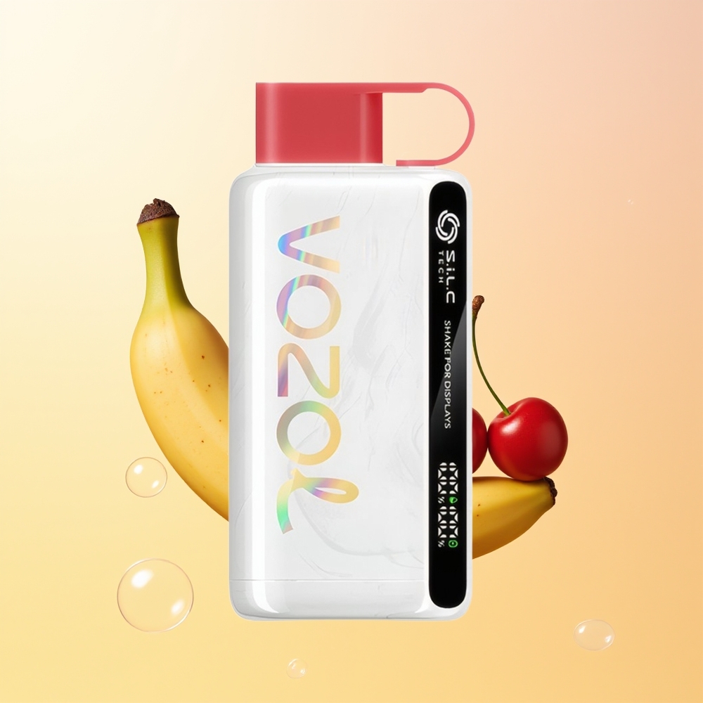VOZOL STAR 9000/12000 Suomi Tukku Lohikäärmehedelmä Banaani Kirsikka SiLC TECH 650mAh Nopea Lataus