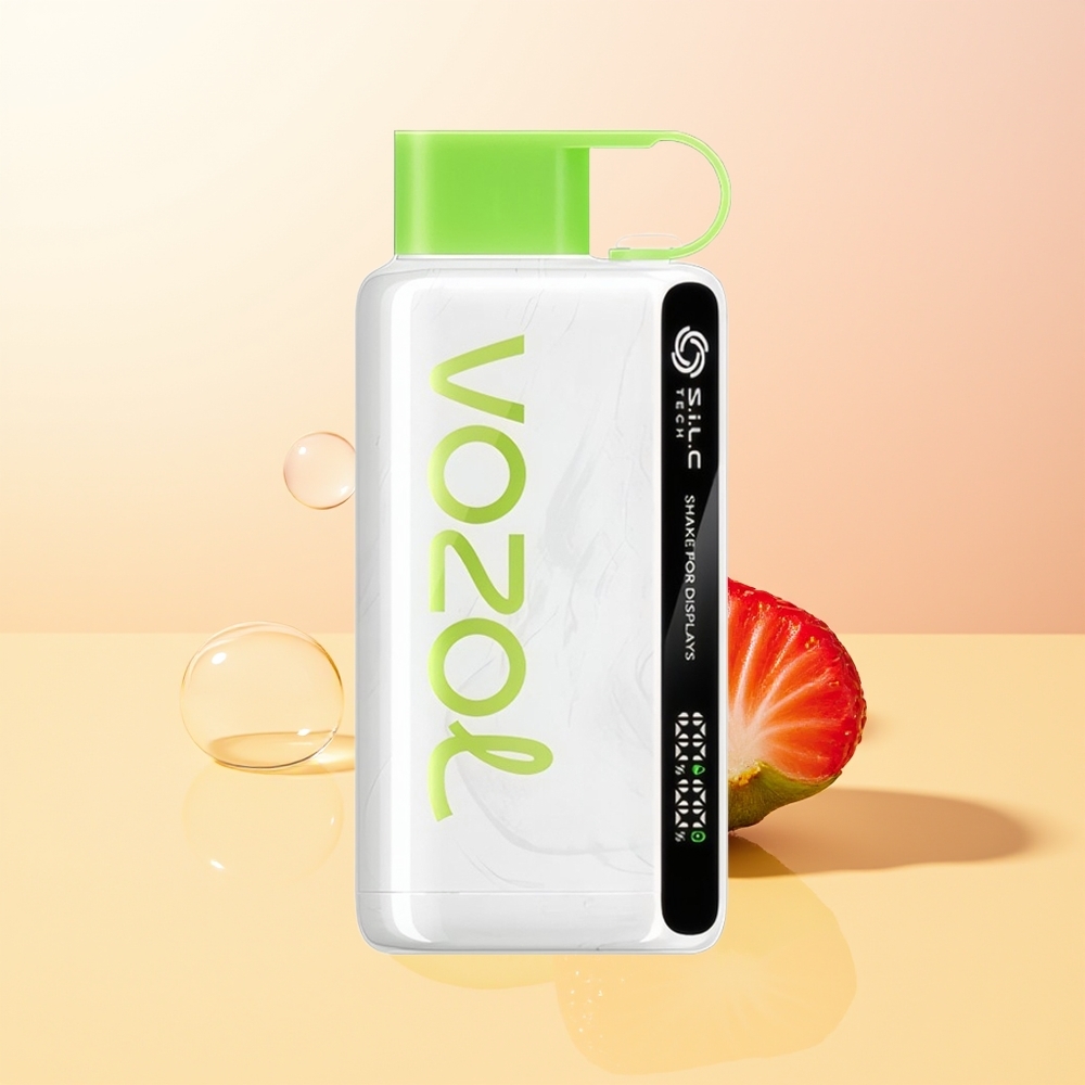 VOZOL STAR 9000/12000 Suomi Tukku Mansikka-Kiivi Täry näyttö SiLC TECH Suuosa Suojaus 30 Nopeampi Lataus 650mAh Akku 0/20/50mg/ml Nikotiini