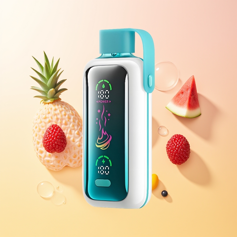 VOZOL Star 20000 Suuta Finland Tukku Vadelma Omena Vesimeloni Ananas 22 HD Peili Näyttö Kaksois Verkko 650mAh Akku 0mg/ml 20mg/ml 50mg/ml Nikotiinia