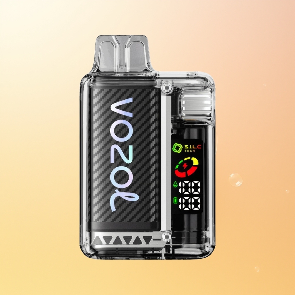 VOZOL Vista 20000 Puff Finland Tukku LavaTuli Uudelleenladattava 650mAh OLED Näyttö SiLC Tech Dual Mesh Kääm MCU Siru 65 PCR MTL 6-tasoinen Teho