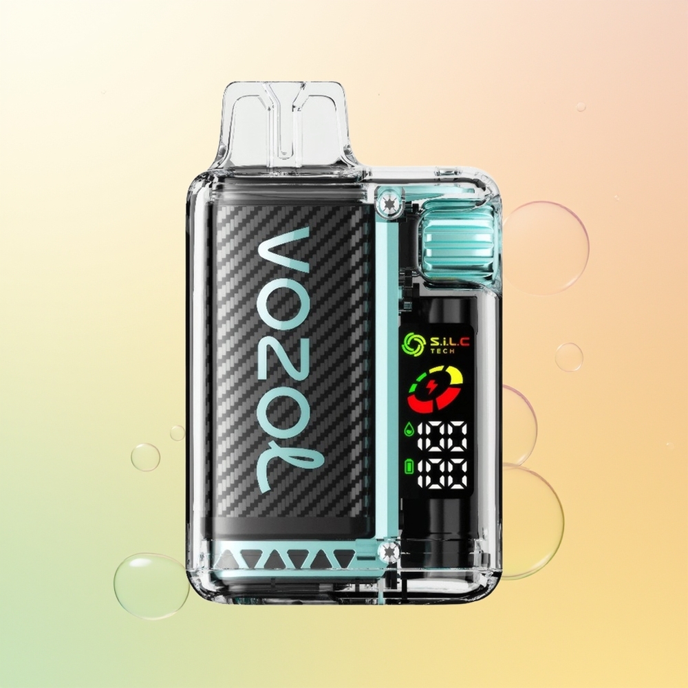 VOZOL Vista 20000 Puffs Finland Tukku Miami Mint 650mAh 2 OLED SiLC Tech Dual Mesh MCU 65 PCR 6-level Watt MTL