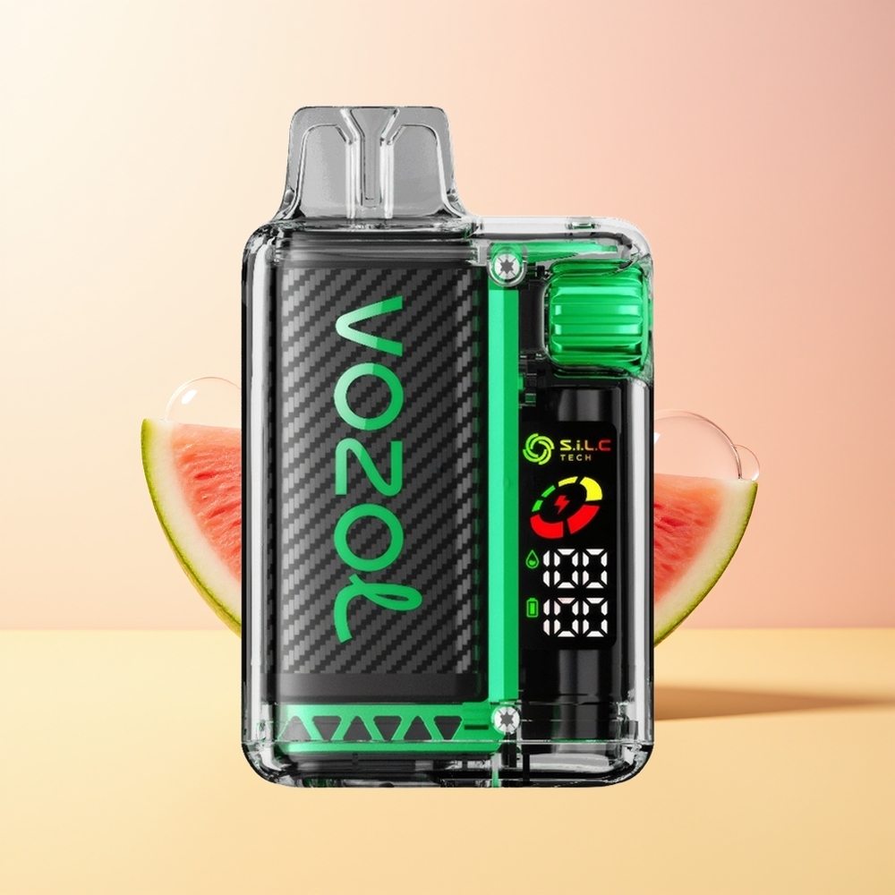 VOZOL Vista 20000 Puffs Finland Tukku Vesimeloni Purukumi 650mAh 2 OLED SiLC Tech MCU 6-level PCR