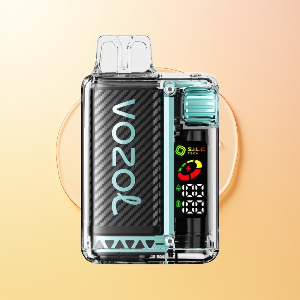 VOZOL Vista 20000 Tupakka Suomi Tukku Kirpeä Omena Jää + OLED Näyttö 6-tasoinen Teho 650mAh Akku 2 Nikotiinia SiLC Tech Dual Mesh Käämi MCU Piiri 65 PCR Materiaali