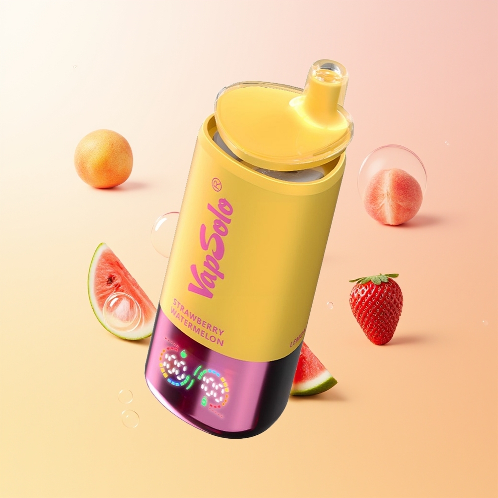 VapSolo Triple 30000 Puffs Finland Tukku Mansikka-Arbuusi  Sitruuna-Persikka 40ml Type-C