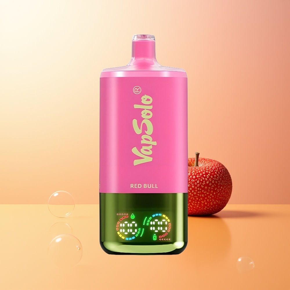 VapSolo Triple 30000 Puffs Finland Tukku Punainen Härkä Type-C 40ml 20mg/ml/50mg/ml 3-öljyisä