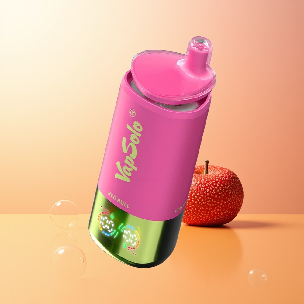 VapSolo Triple 30000 Puffs Finland Tukku Punainen Härkä Type-C 40ml 20mg/ml/50mg/ml 3-öljyisä