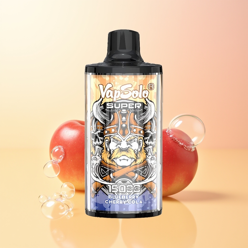 Vapsolo Super 15000 Puffs Finland Tukku Kirsikkakola 40ml 850mAh Type-C Mesh