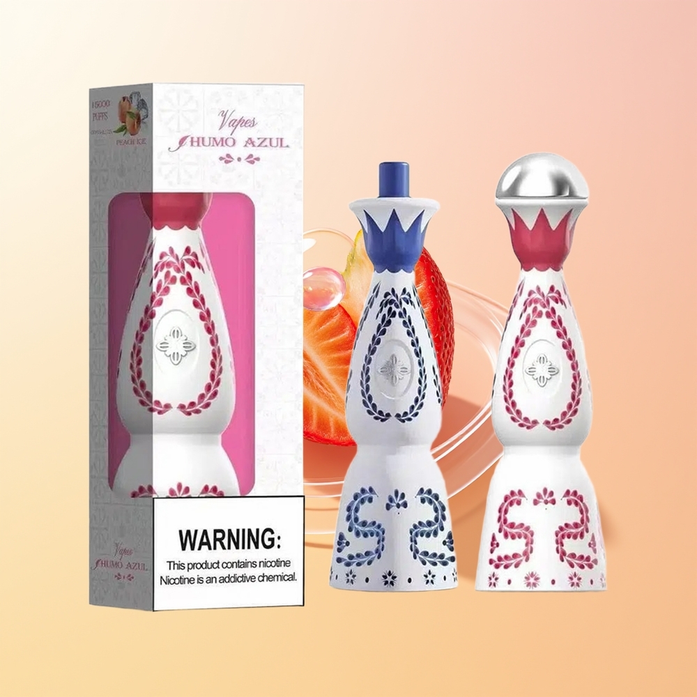 HUMO Azul 15000 Puff Finland Tukku Mansikka-Klobbi Purukumia 20mL 5% USB-C 500mAh