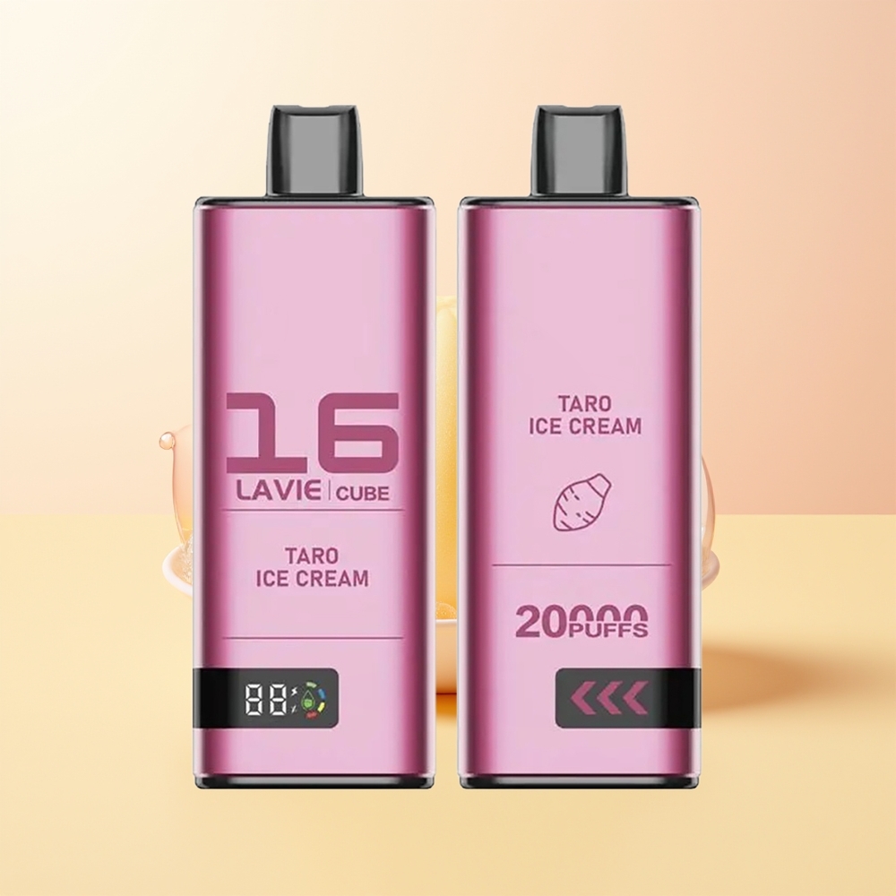 LAVIE Cube 20000 Puff Finland Tukku Taro Jäätelö 28ML Type C 600mAh