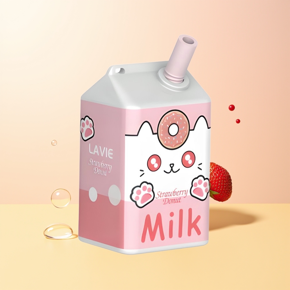 LAVIE Milk 7000 Puffs Finland Tukku Mansikka Donitsi 16ML Type C 600mAh