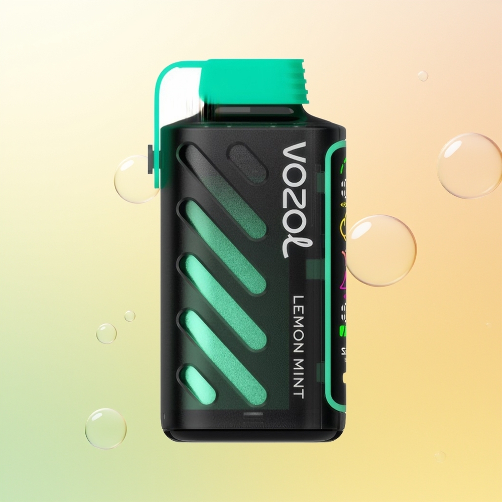 VOZOL Gear Power 20000 Puff Finland Tukku Sitruuna Minttu S.i.L.C. Tech Dual Mesh Coil 20mL 5%