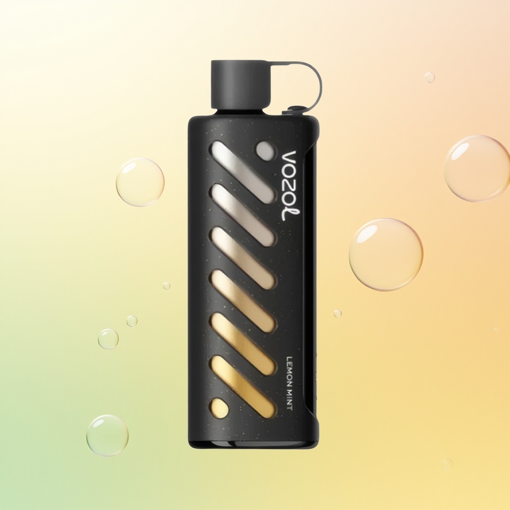 VOZOL Gear Shisha 25000 Puffs Finland Tukku Sitruuna Minttu S.i.L.C Tech Dual Mesh 5mg/ml 1000mAh
