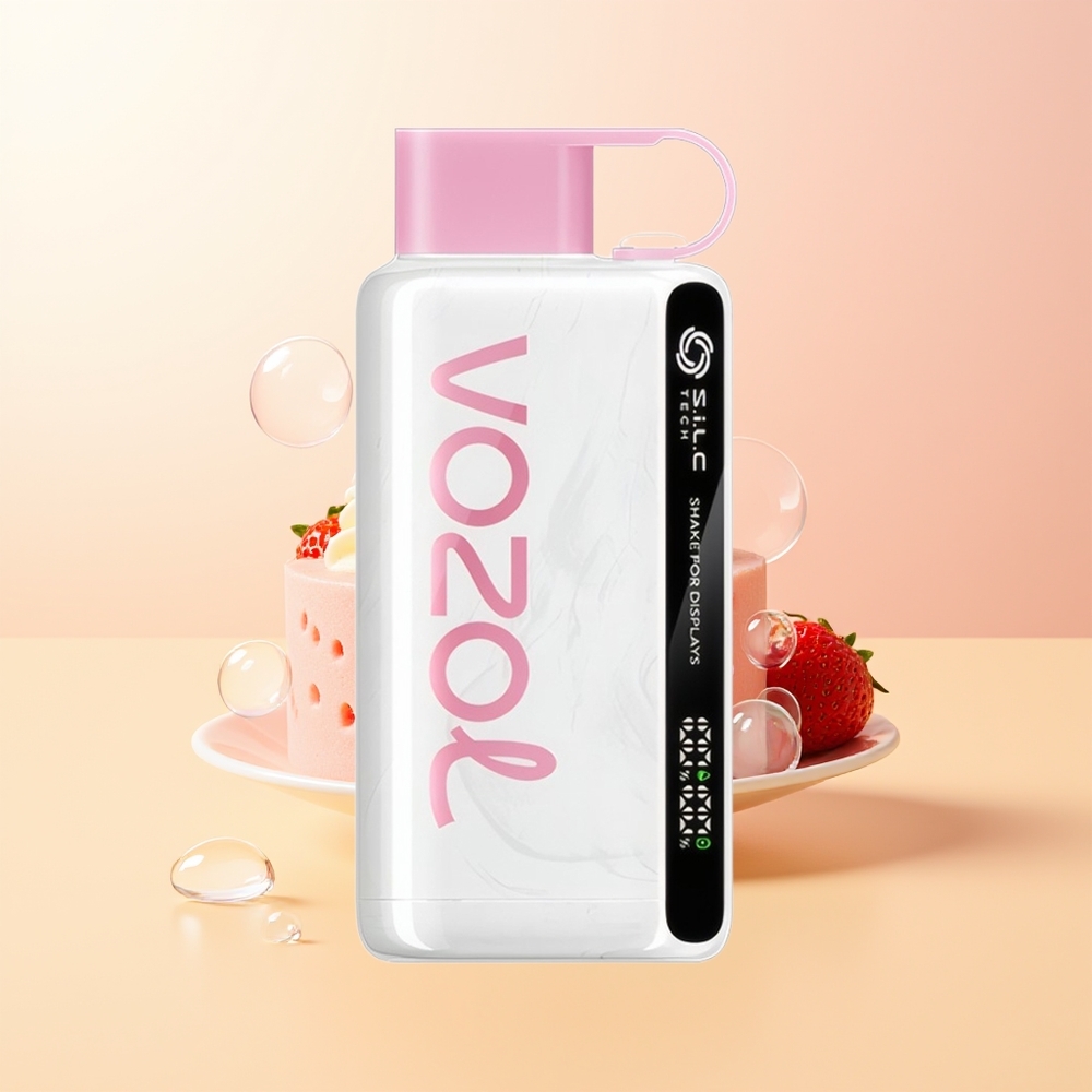 VOZOL STAR 9000/12000 Suomi Tukku Mansikkajäätelö 650mAh Nopea Lataus Silc Tech Tärinä